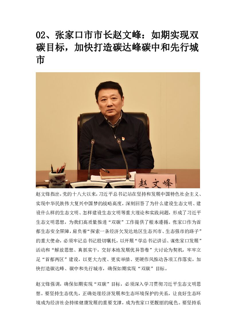 30位市长书记碳中和讲话_第9页