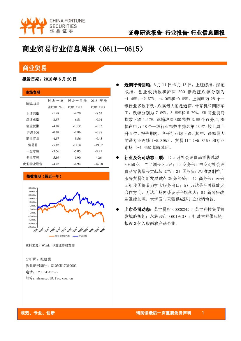 华鑫证券：商业贸易行业信息周报