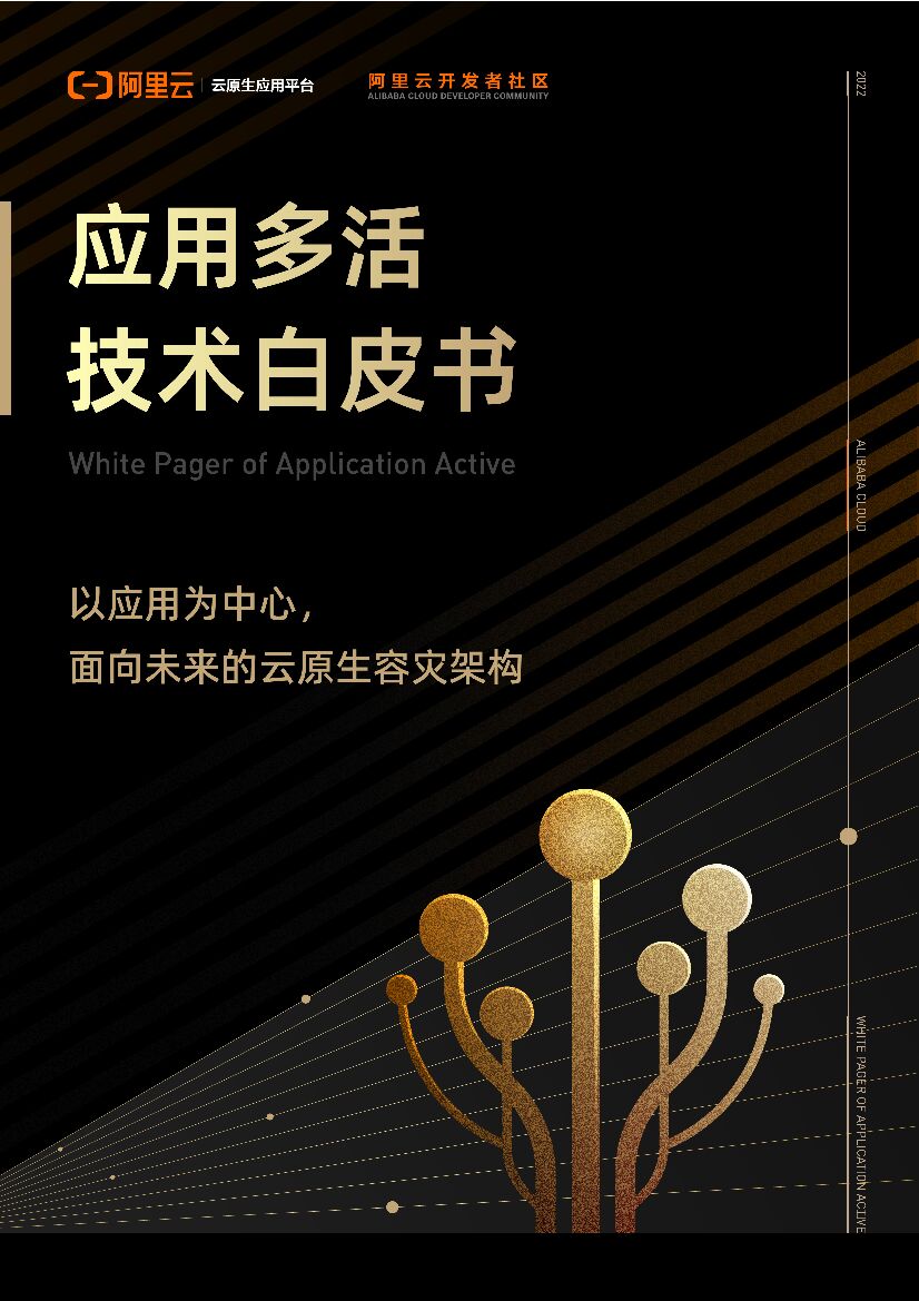 应用多活技术白皮书——以应用为中心，面向未来的云原生容灾架构
