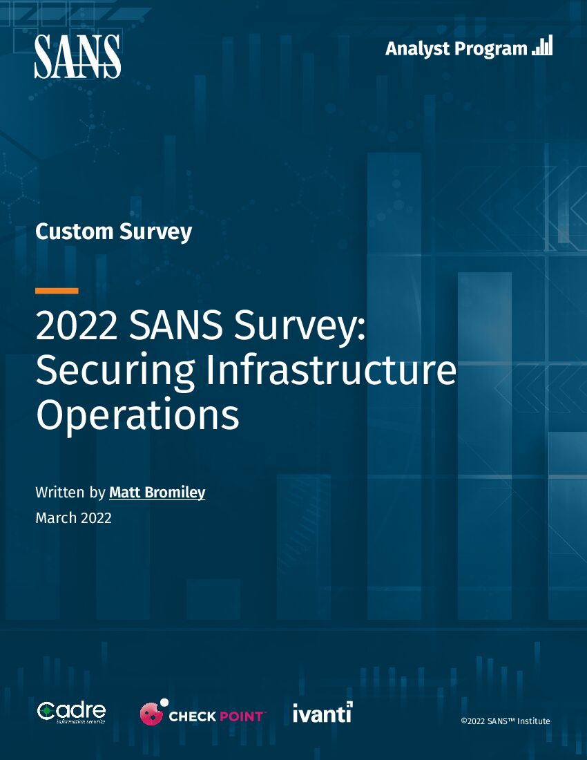 SANS：2022年保护基础设施操作调查报告（英文版）
