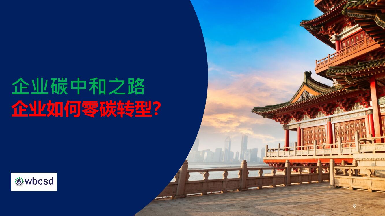 WBCSD：碳中和时代国内外零碳转型之大趋势_第8页
