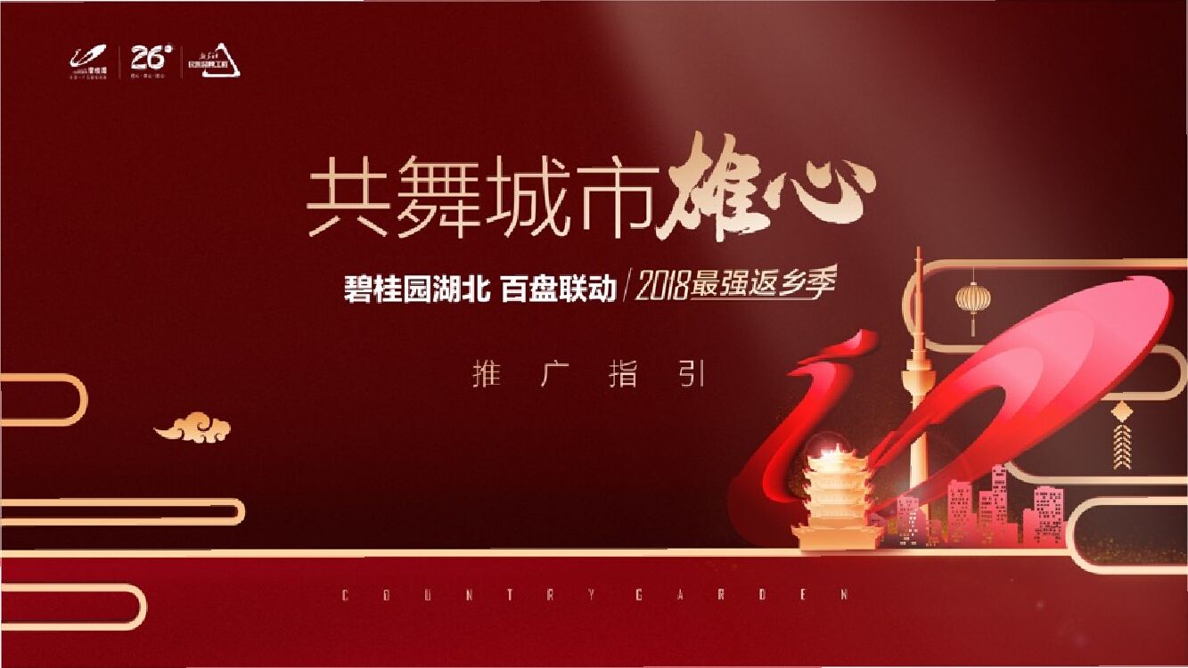 碧桂园湖北｜共舞城市雄心返乡联动推广指引