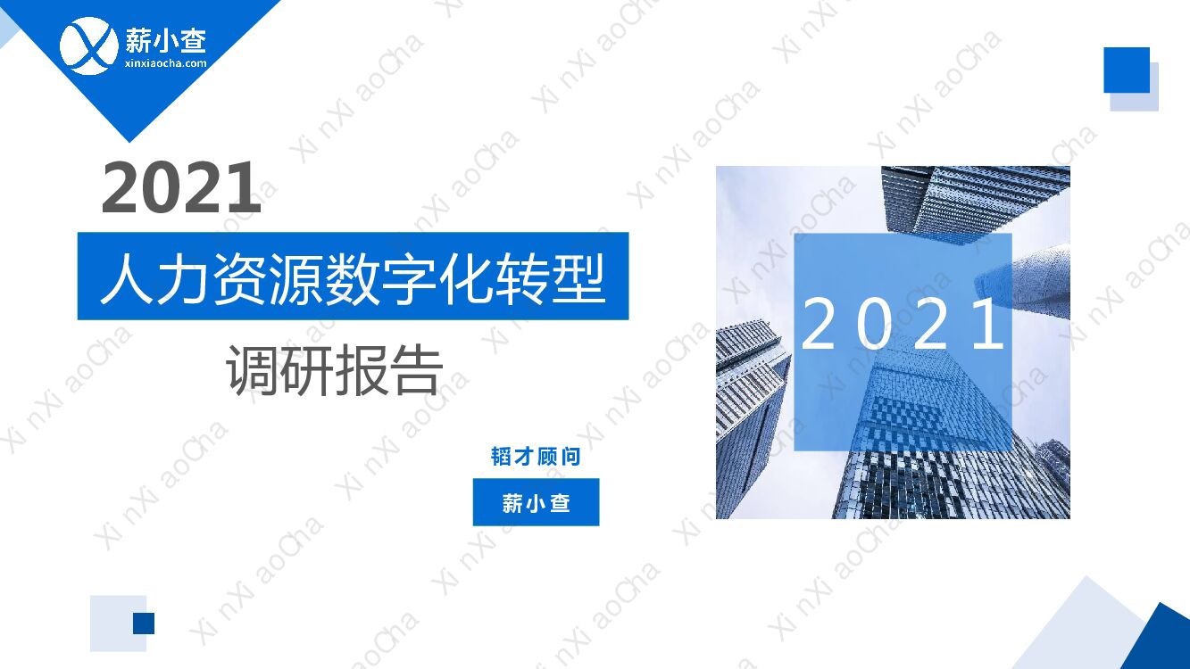 韬才顾问：2021人力资源<em>数字化转型</em>专项调研报告 海报
