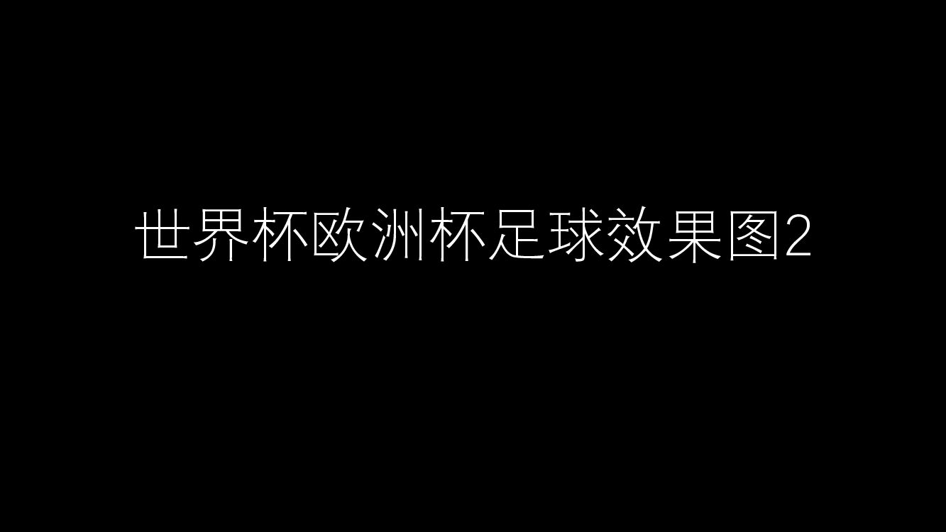 世界杯欧洲杯足球效果图2
