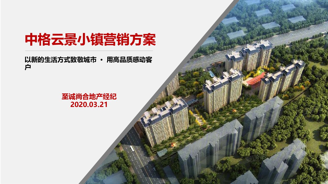 中格云景小镇营销方案