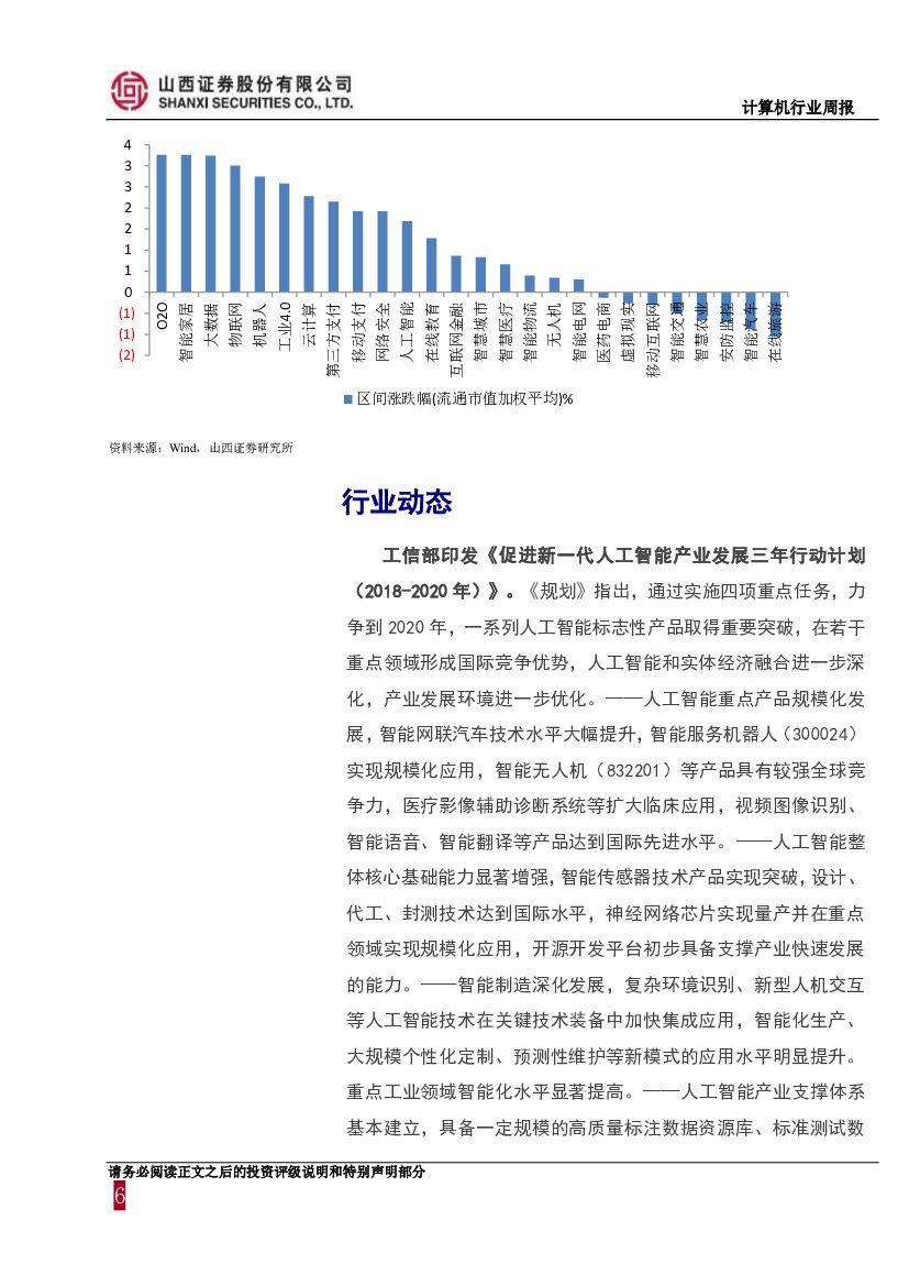 山西证券：计算机行业周报：巨头AI布局如火如荼，人工智能三年行动方案印发_第6页