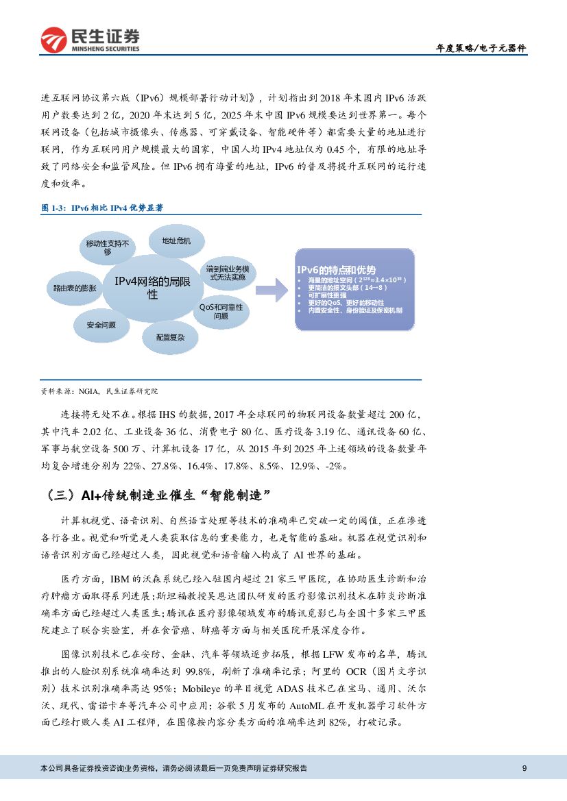 民生证券：电子元器件行业2018年度投资策略：景气上行，创新制胜，拥抱“人工智能+”时代_第9页