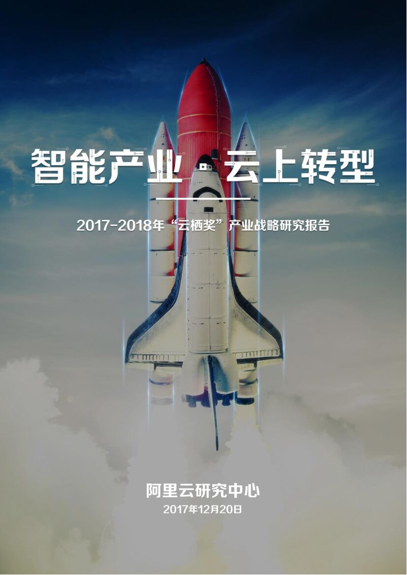 阿里云：2017-2018年 “云栖奖”产业战略研究报告