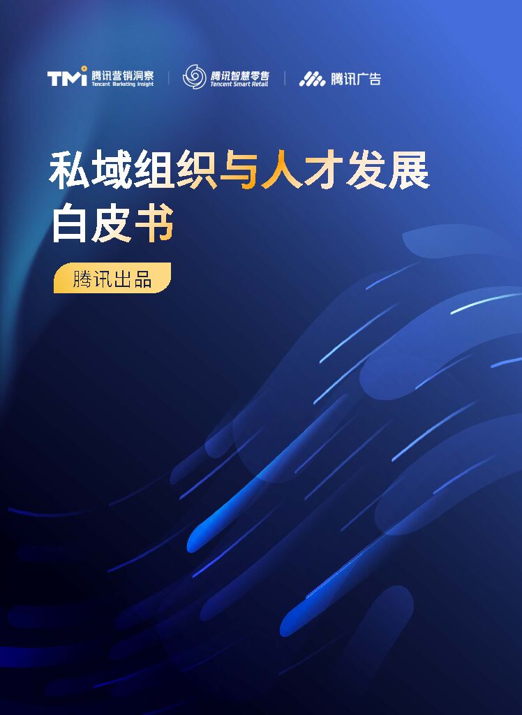 腾讯：私域组织与人才发展白皮书（2022年版）
