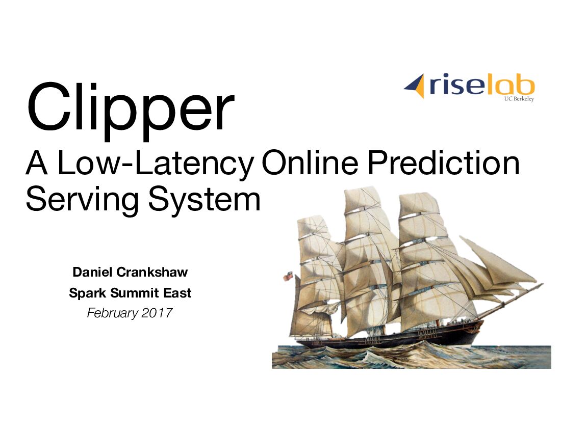 A Low-Latency Online Prediction Serving System