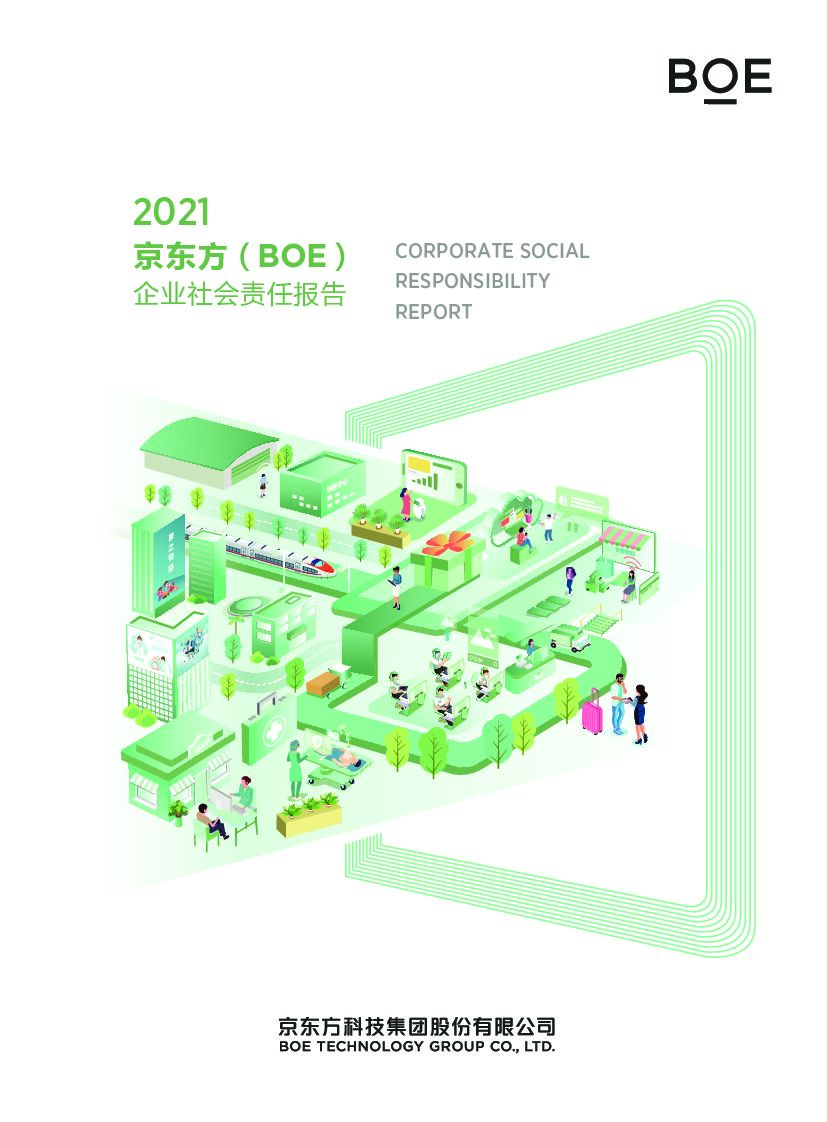 2021京东方（BOE）企业社会责任报告 海报