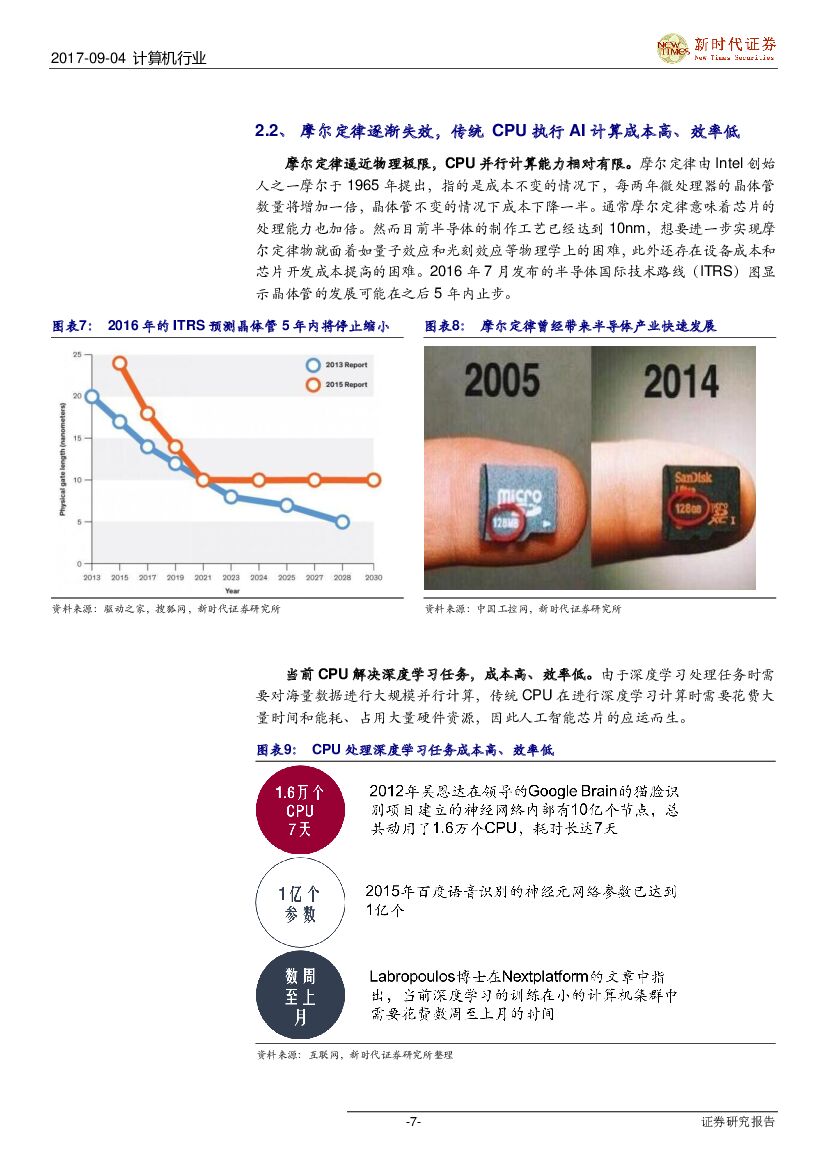 新时代证券：人工智能系列报告：华为全球首款AI移动芯片，AI芯片产业链迎来投资大机遇_第7页