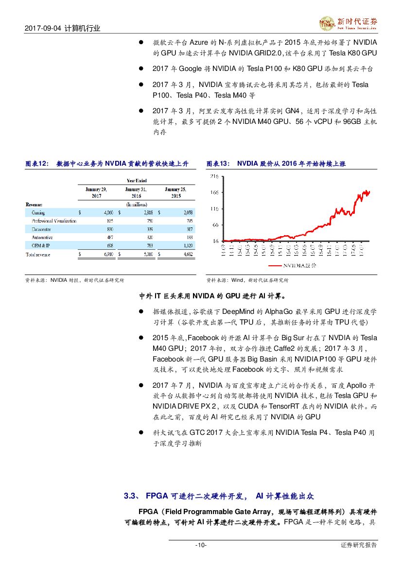 新时代证券：人工智能系列报告：华为全球首款AI移动芯片，AI芯片产业链迎来投资大机遇_第10页