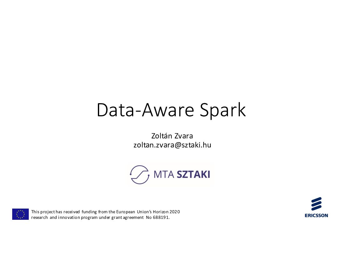 Data-Aware Spark
