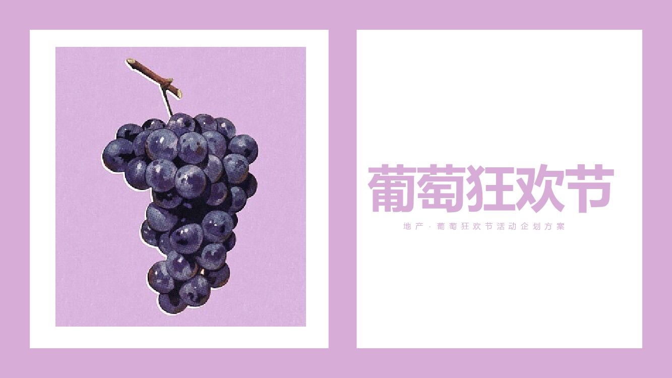 葡萄狂欢节活动方案
