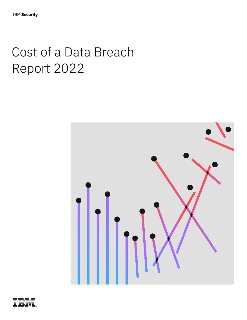 IBM Security：2022年数据泄露成本报告（英文版）