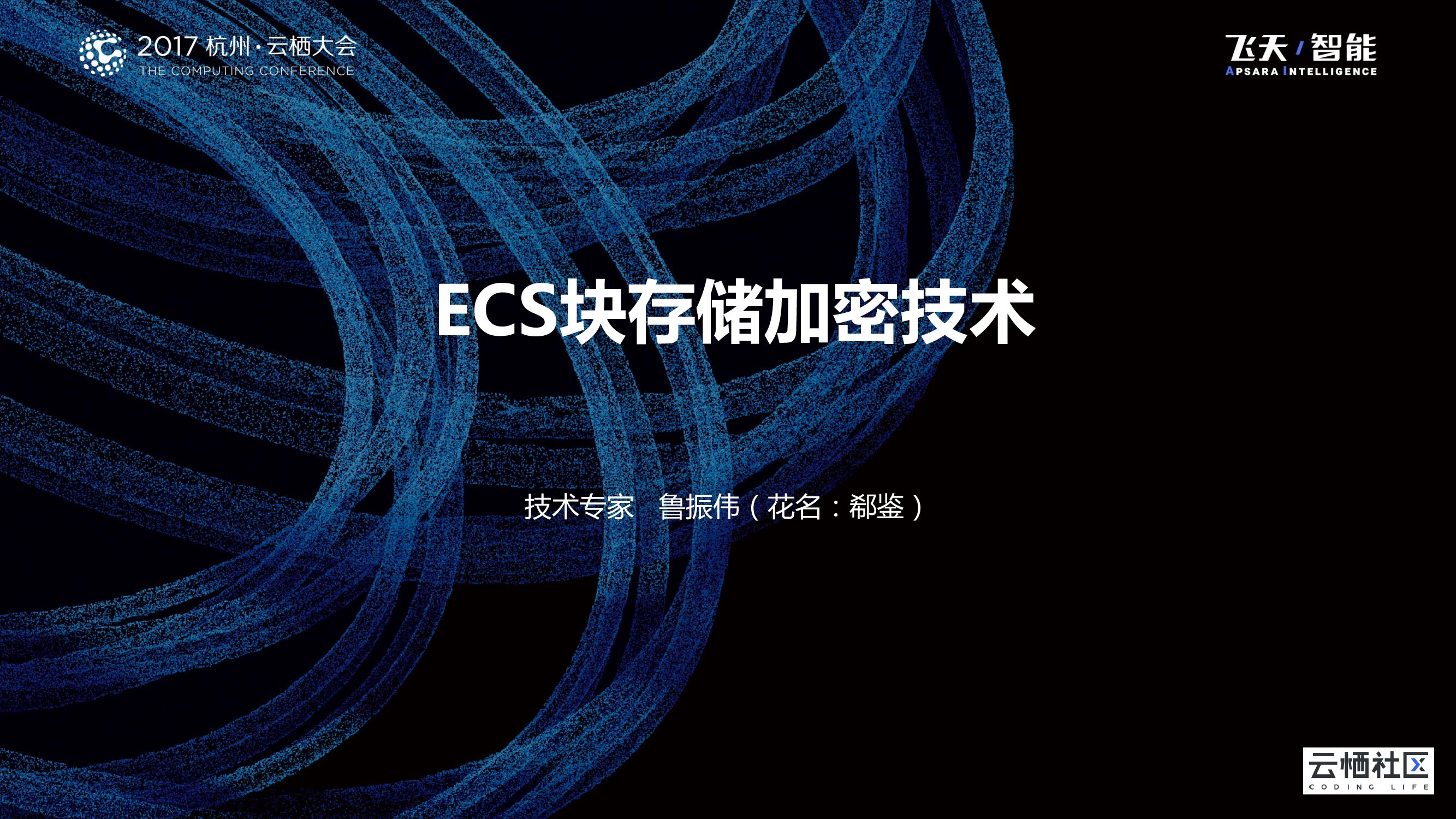 ECS快储存加密技术