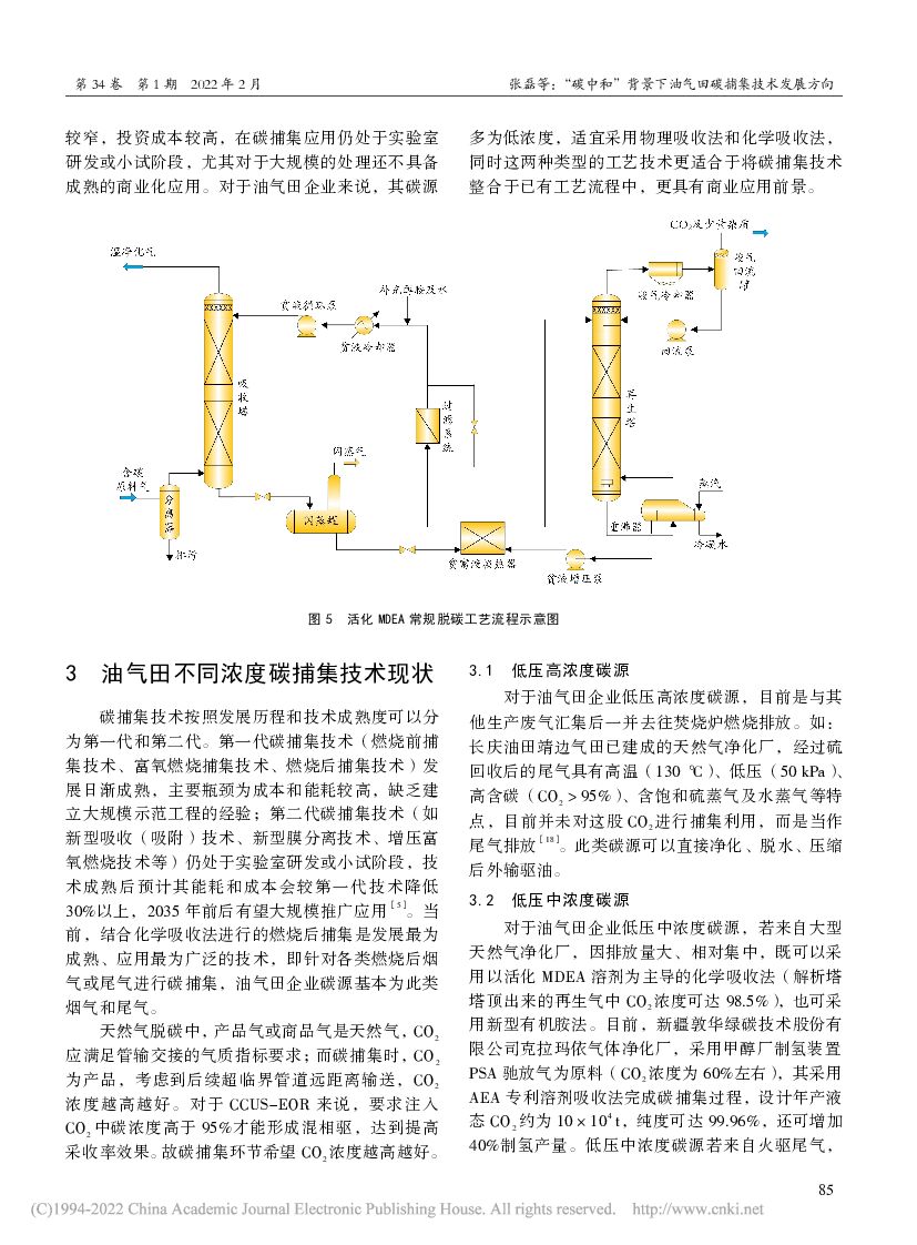 “碳中和”背景下油气田碳捕集技术发展方向_第6页