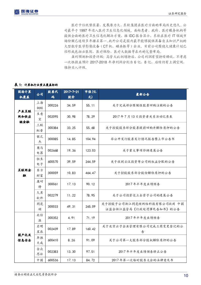 国海证券：计算机行业周报：人工智能，战略升维_第10页
