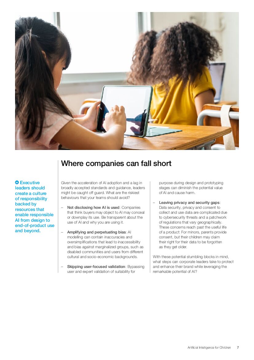 世界经济论坛：2022年儿童人工智能工具包（英文版）_第7页