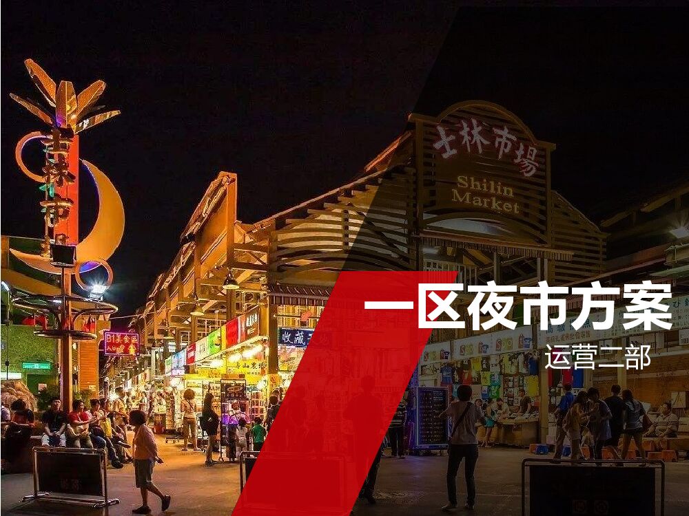 中国泸州西南商贸城城北一区夜市打造方案