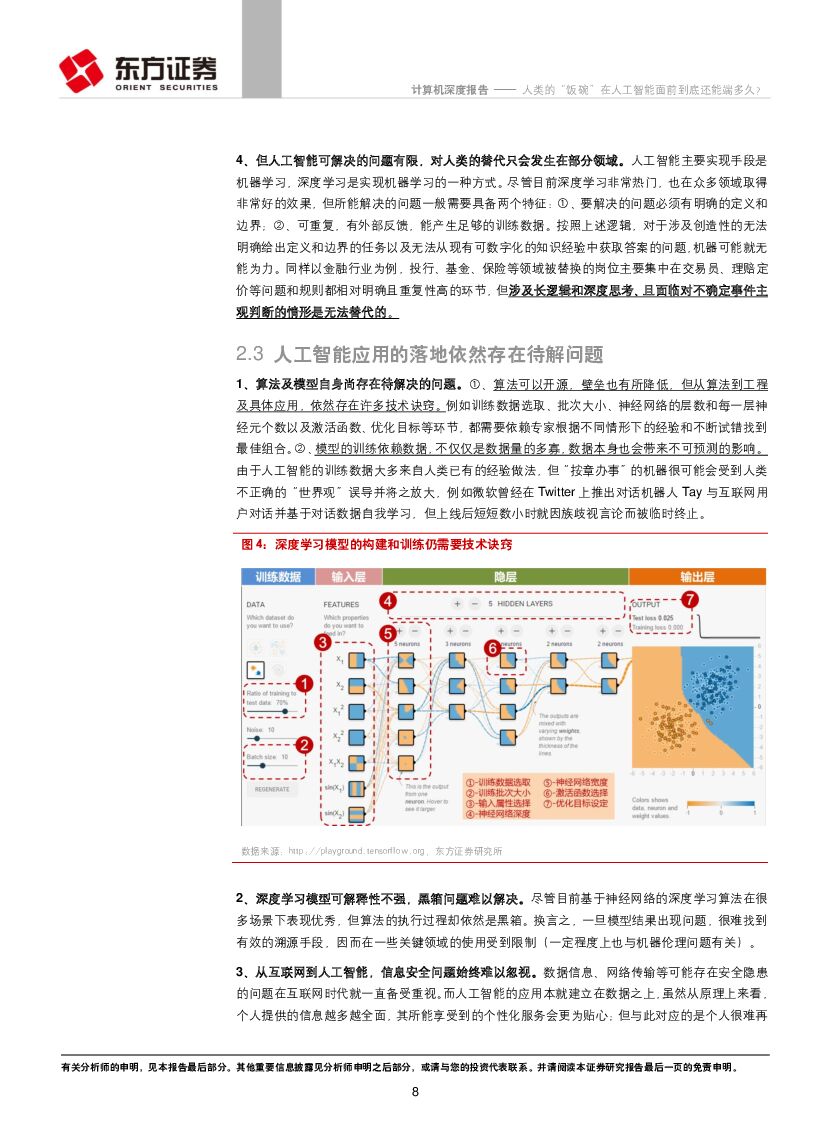 东方证券：计算机行业深度报告：人类的“饭碗”在人工智能面前到底还能端多久？_第8页