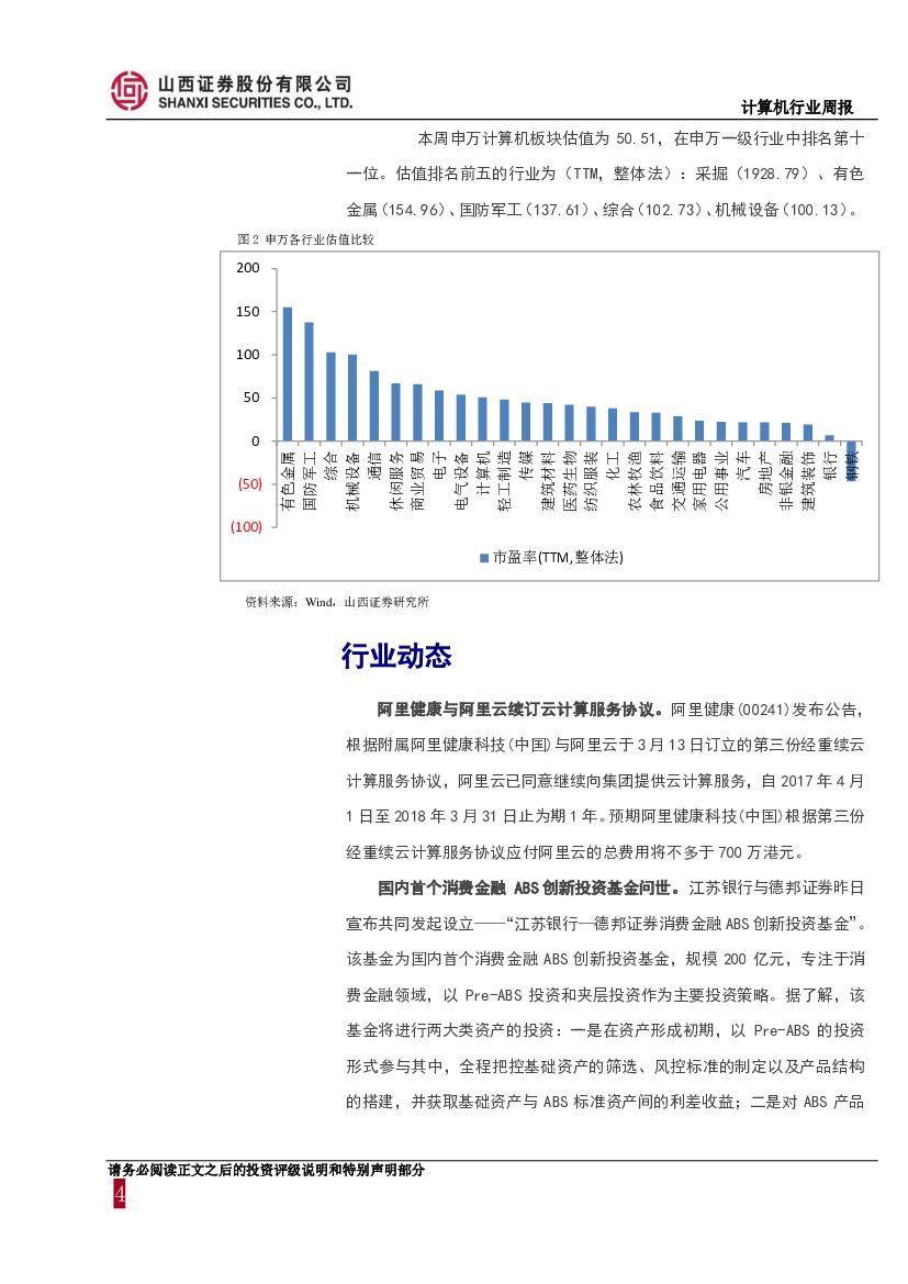 山西证券：计算机行业周报：关注人工智能、大数据、金融科技领域前景广阔的白马股_第4页