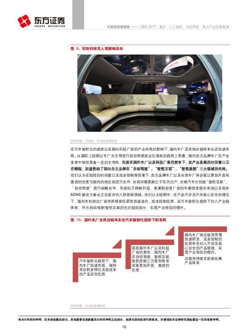 东方证券：计算机行业：CES 2017：奠定“人工智能、自动驾驶”两大产业发展基调_第10页