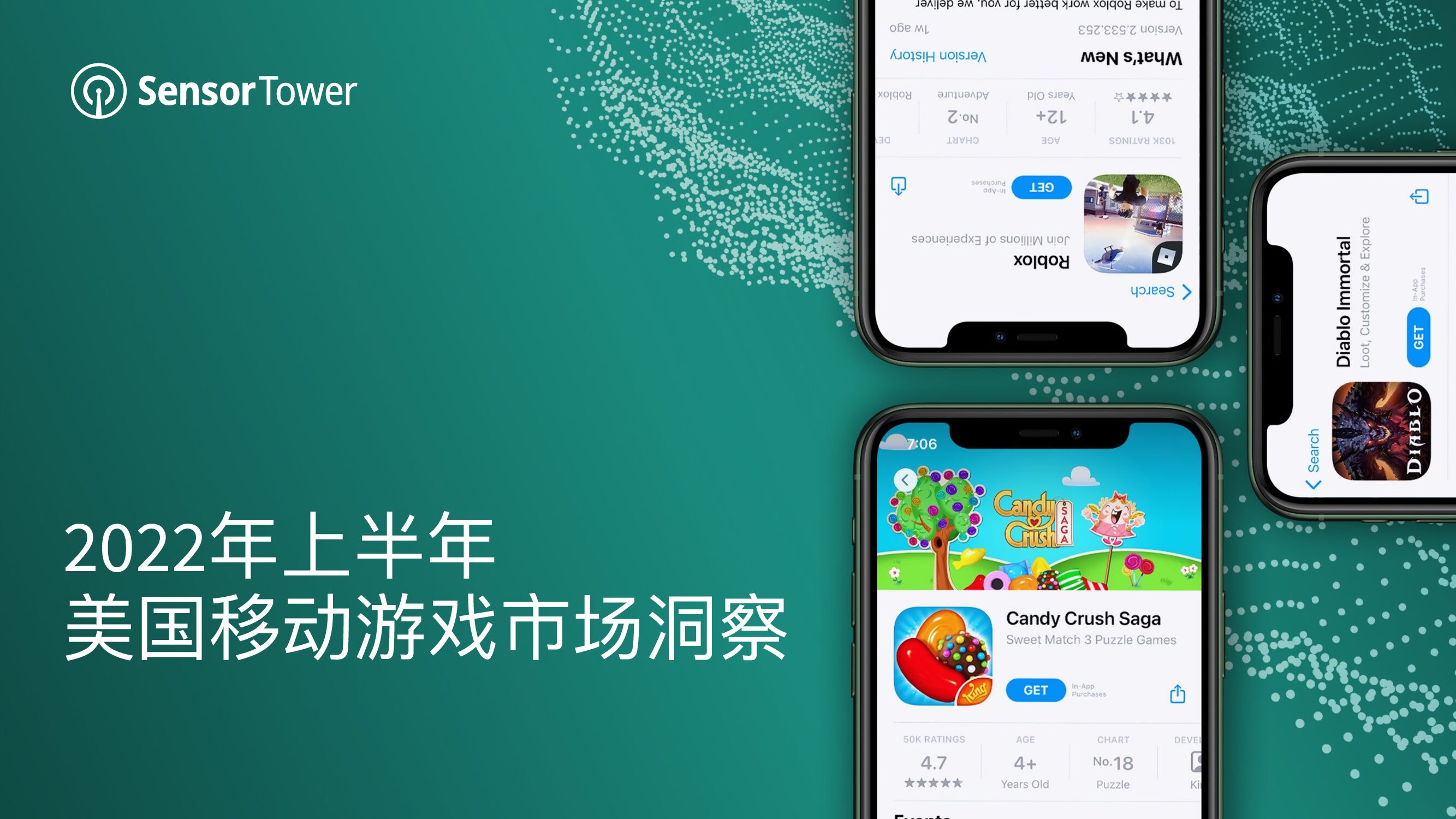 Sensor Tower：2022年上半年美国移动游戏市场洞察