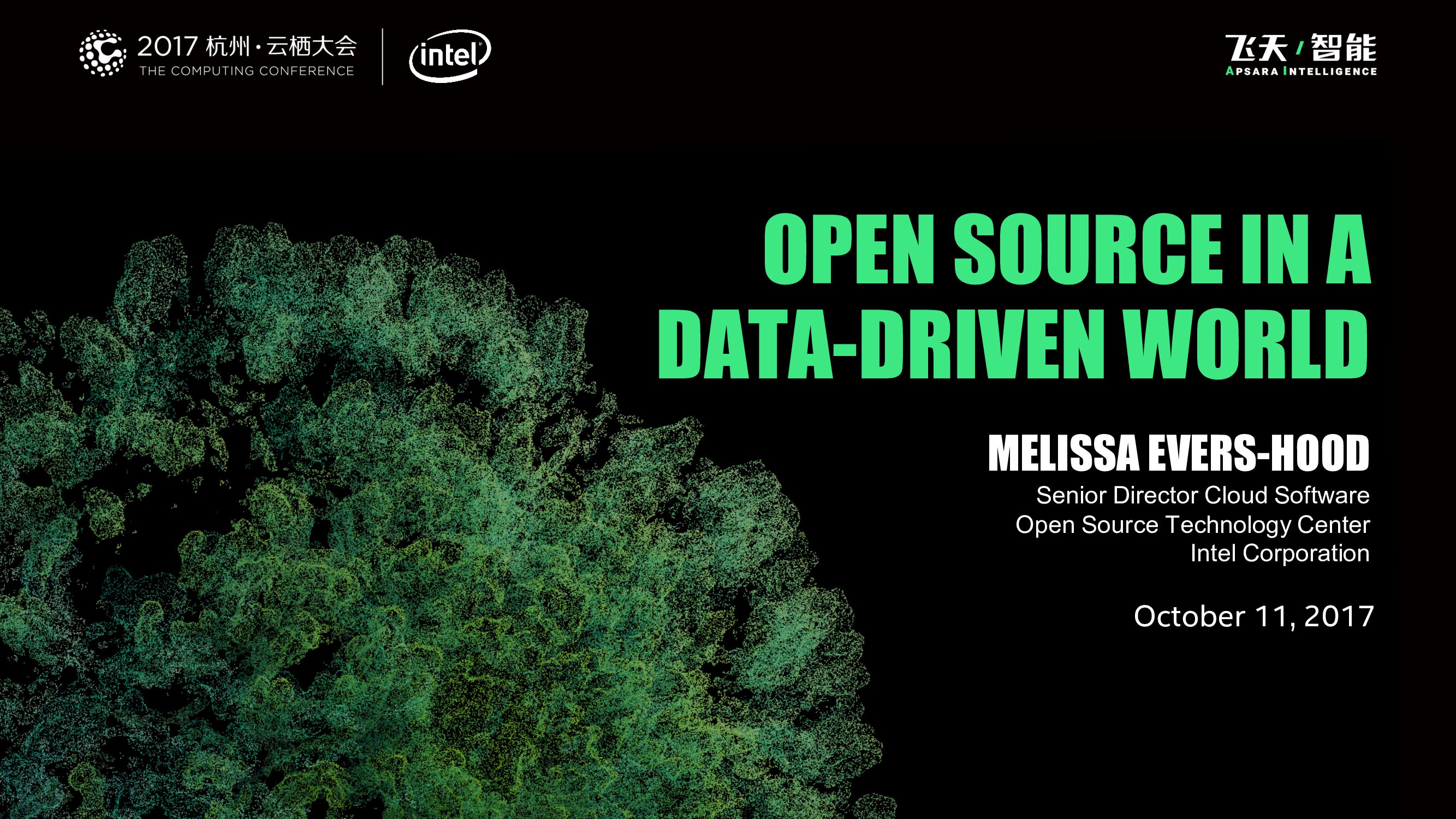 OPEN SOURCE IN A DATA-DRIVEN WORLD