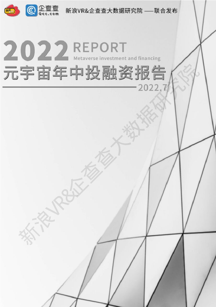 元力社：2022<em>元宇宙</em>年中投融资报告 海报
