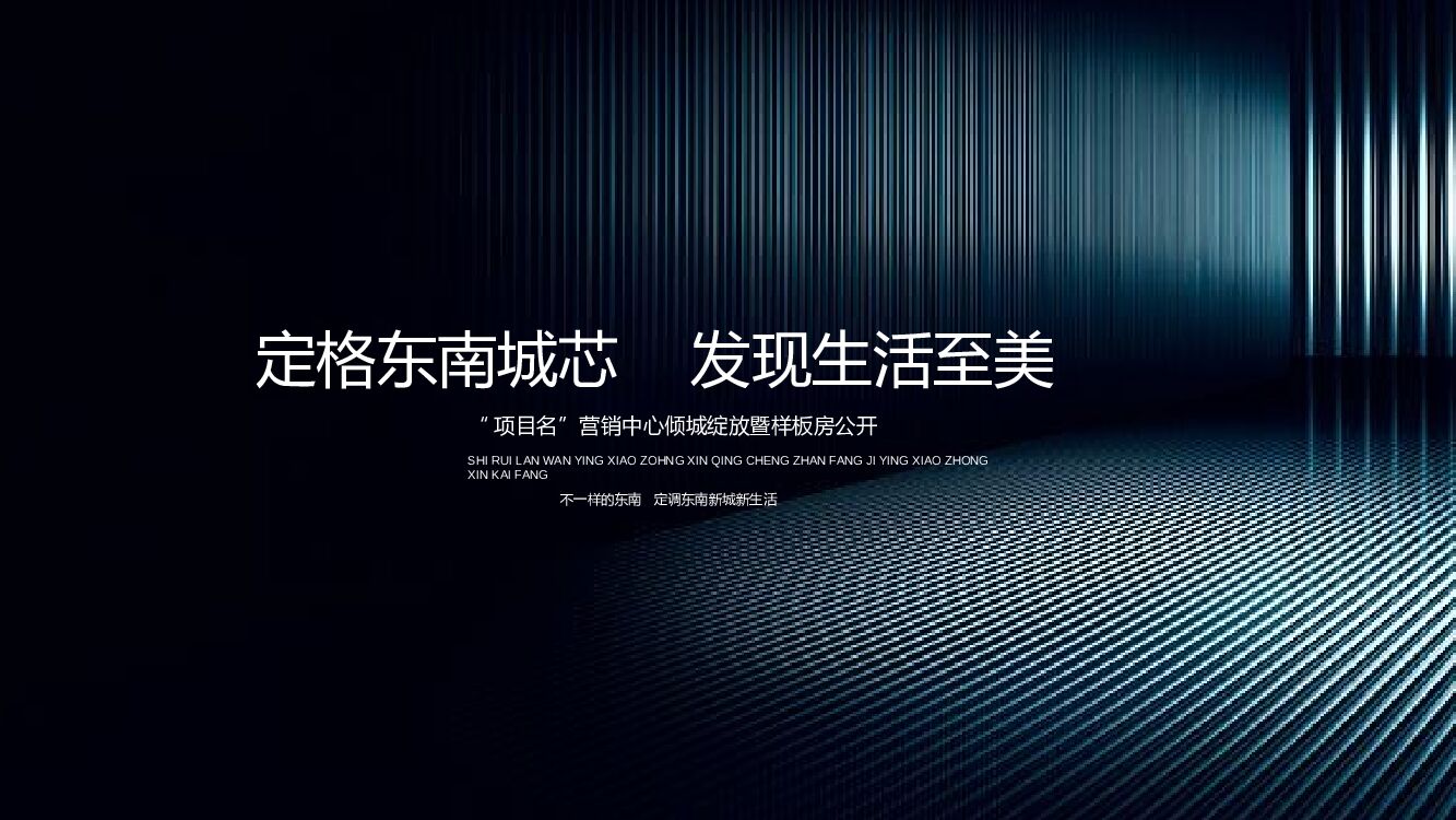 样板房开放（定格东南城芯 发现生活至美主题）活动策划方案