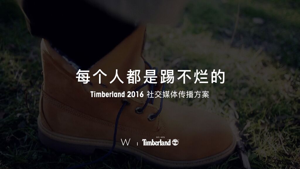 Timberland 踢不烂社交媒体传播方案