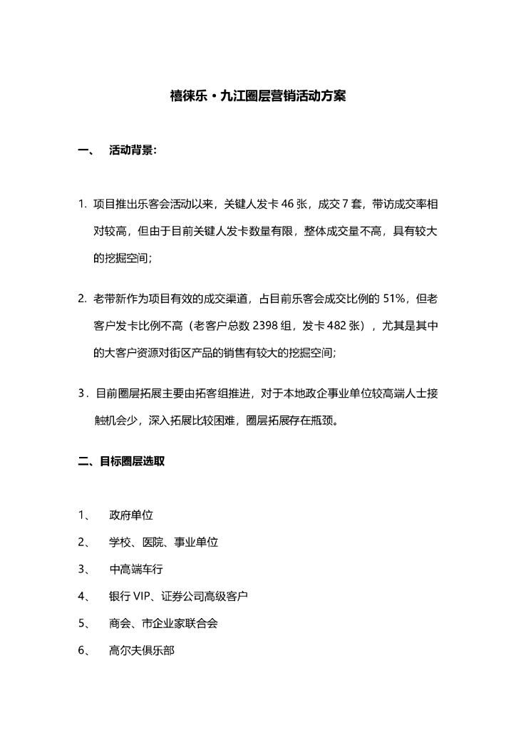 #圈层文案# 2020禧徕乐·九江圈层营销文案