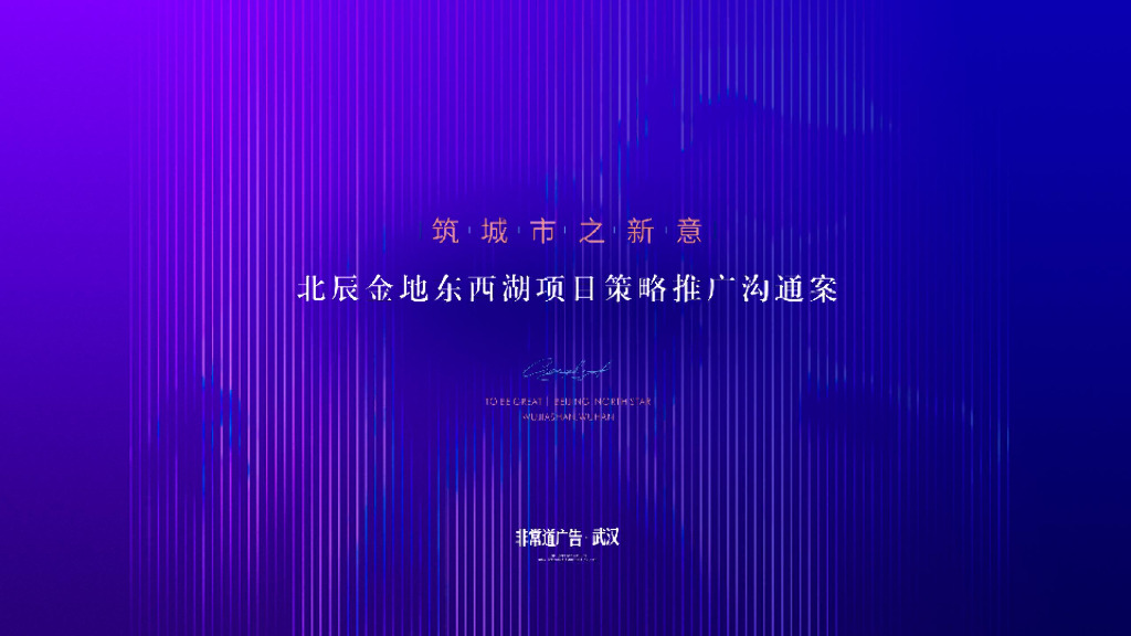 非常道广告-金地 北辰两大开发商东西湖项目年策略推广案