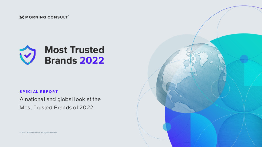 Morning Consult：2022年最值得信任的品牌报告（英文版）