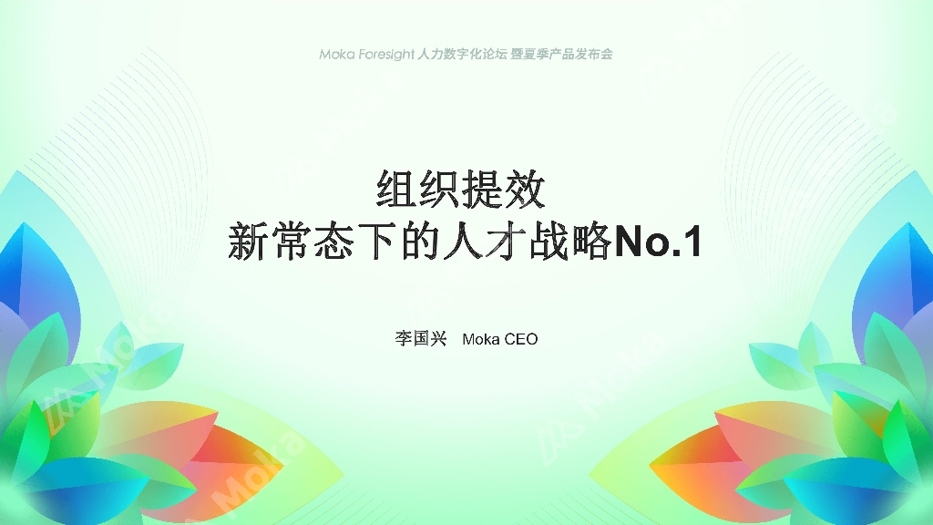 李国兴：组织提效新常态下的人才战略No.1