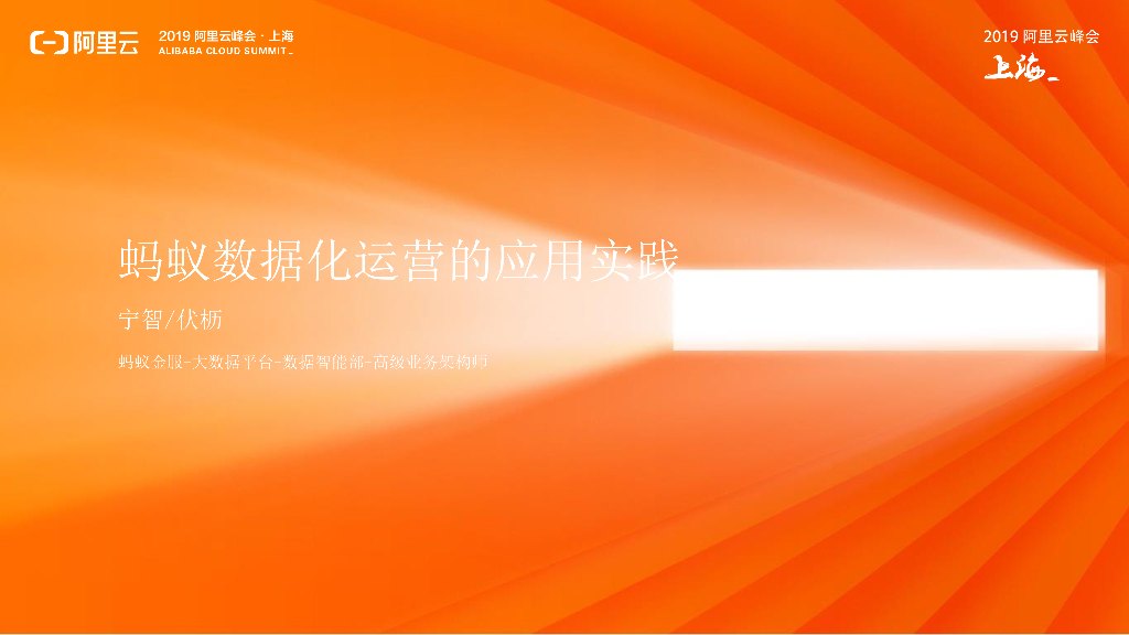 蚂蚁数据化运营的应用实践