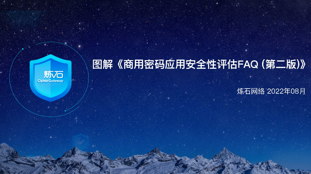 炼石网络：图解商用密码应用安全性评估FAQ（第二版）