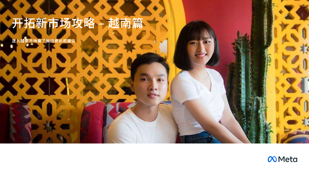 Meta：开拓新市场攻略-越南篇：进入越南市场需了解的资讯和建议