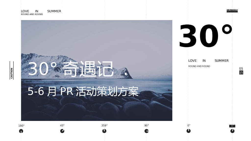 购物中心5月PR（30°奇遇记 主题）活动策划方案
