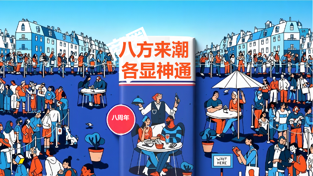 商业广场8周年庆（八方来潮·各显神通主题）活动策划方案