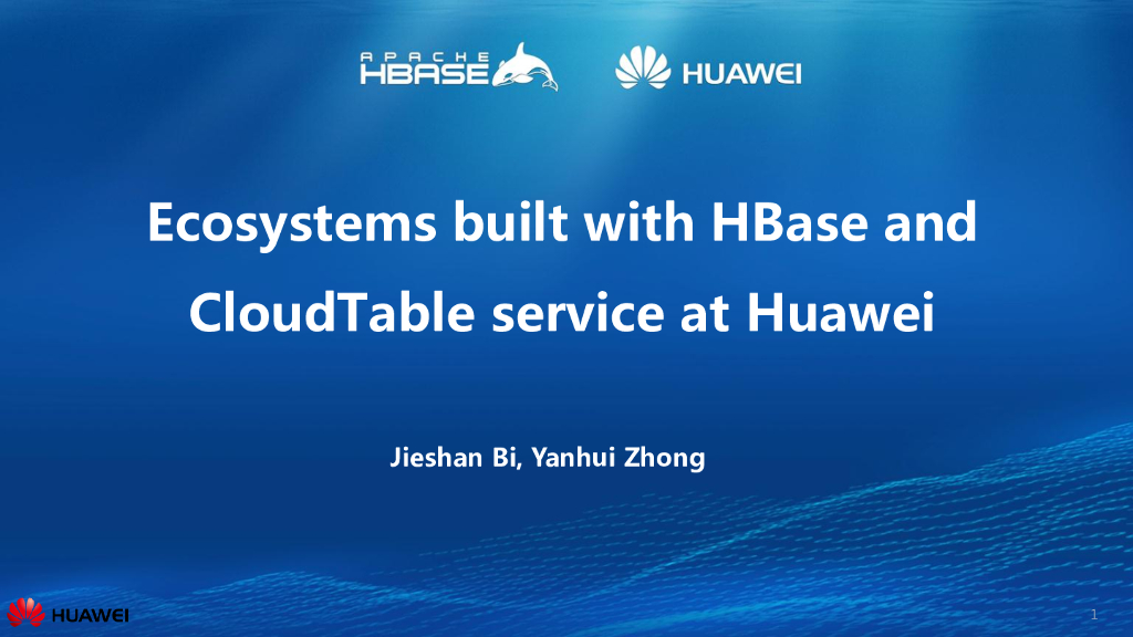 使用HBase构建大数据生态