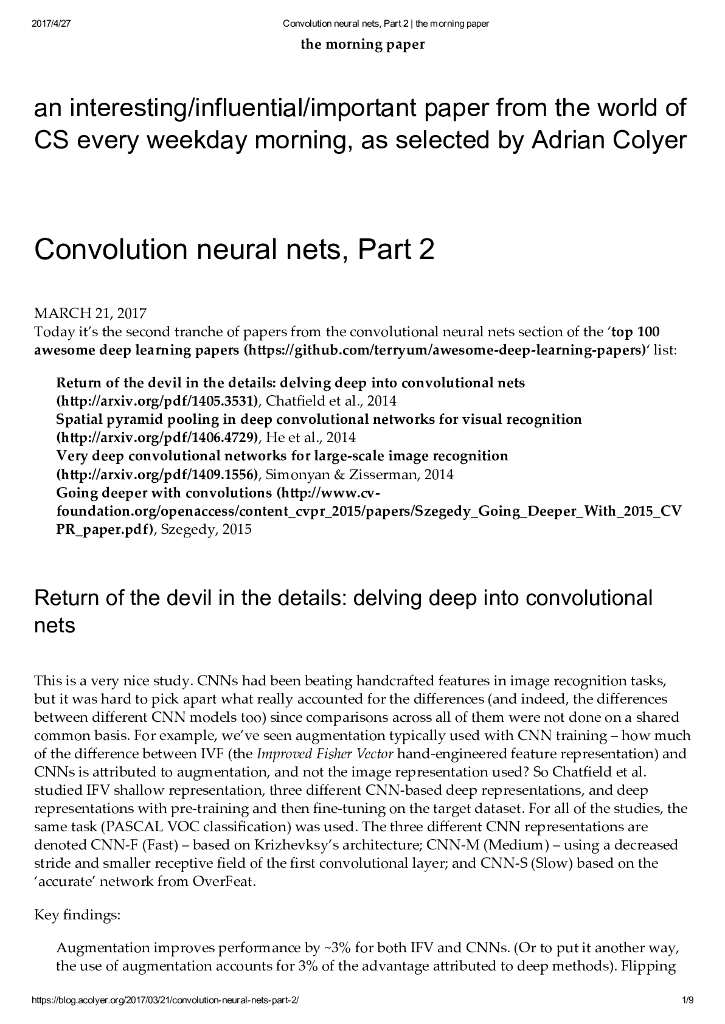 an interesting/influential/important paper from the world of CS every weekday morning,as selected by Adrian Colyer