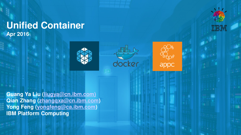 Unified Container