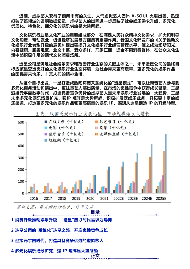 泽平宏观：中国<em>娱乐</em>行业研究报告：造星公司走向何方？ 海报