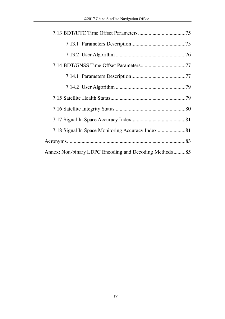 北斗系统空间信号接口控制文件B1C、B2a（测试版）英文版_第6页
