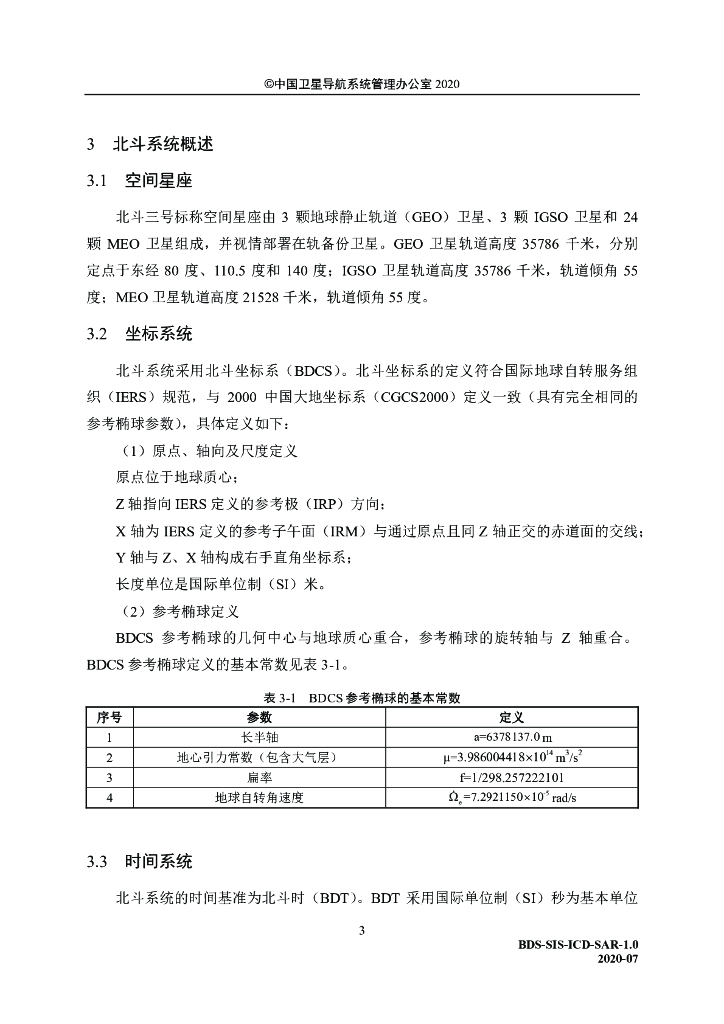 北斗卫星导航系统空间信号接口控制文件-国际搜救服务（1.0版）_第7页