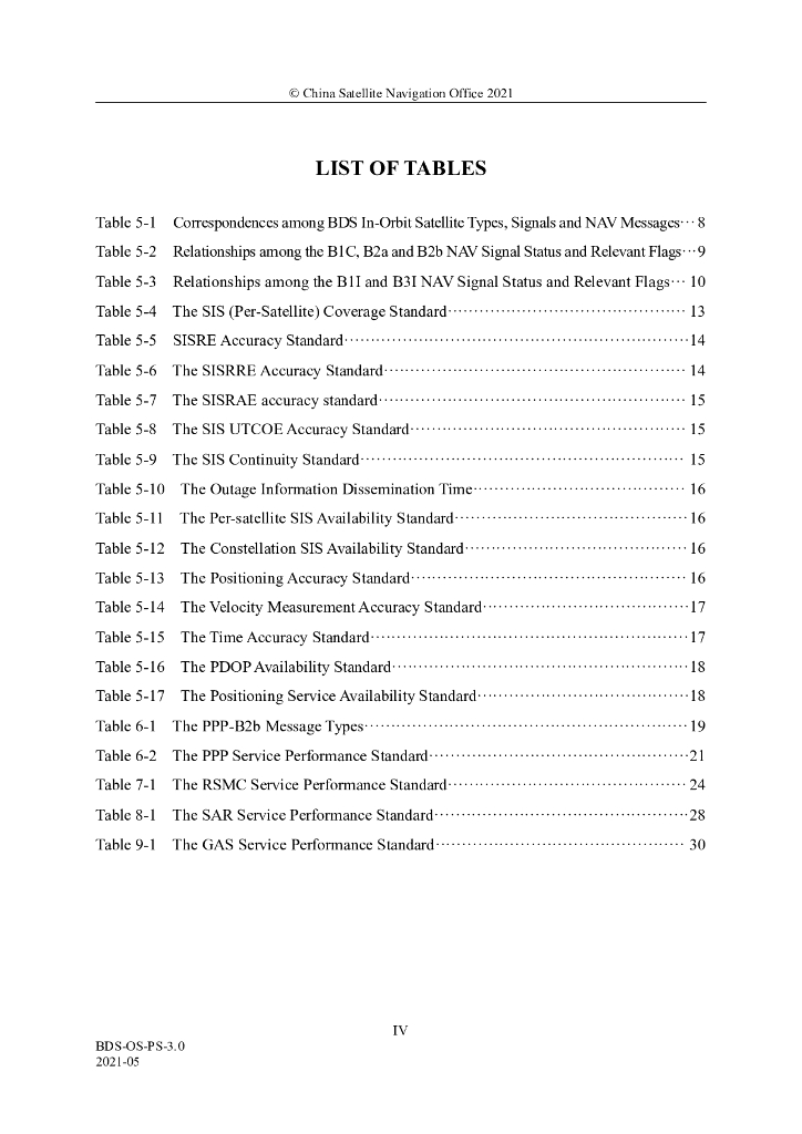 北斗卫星导航系统公开服务性能规范（3.0版）英文版_第10页