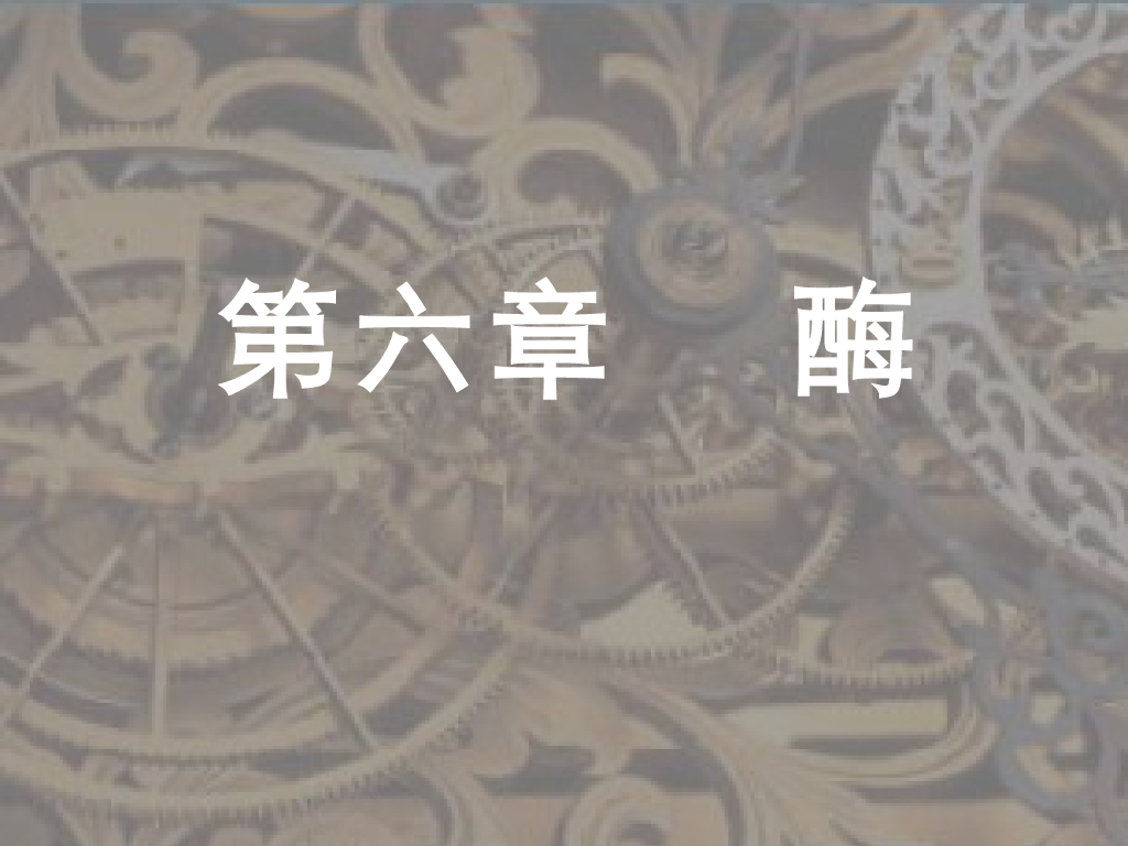 《药学的生物化学基础》演示文稿-第6章 酶